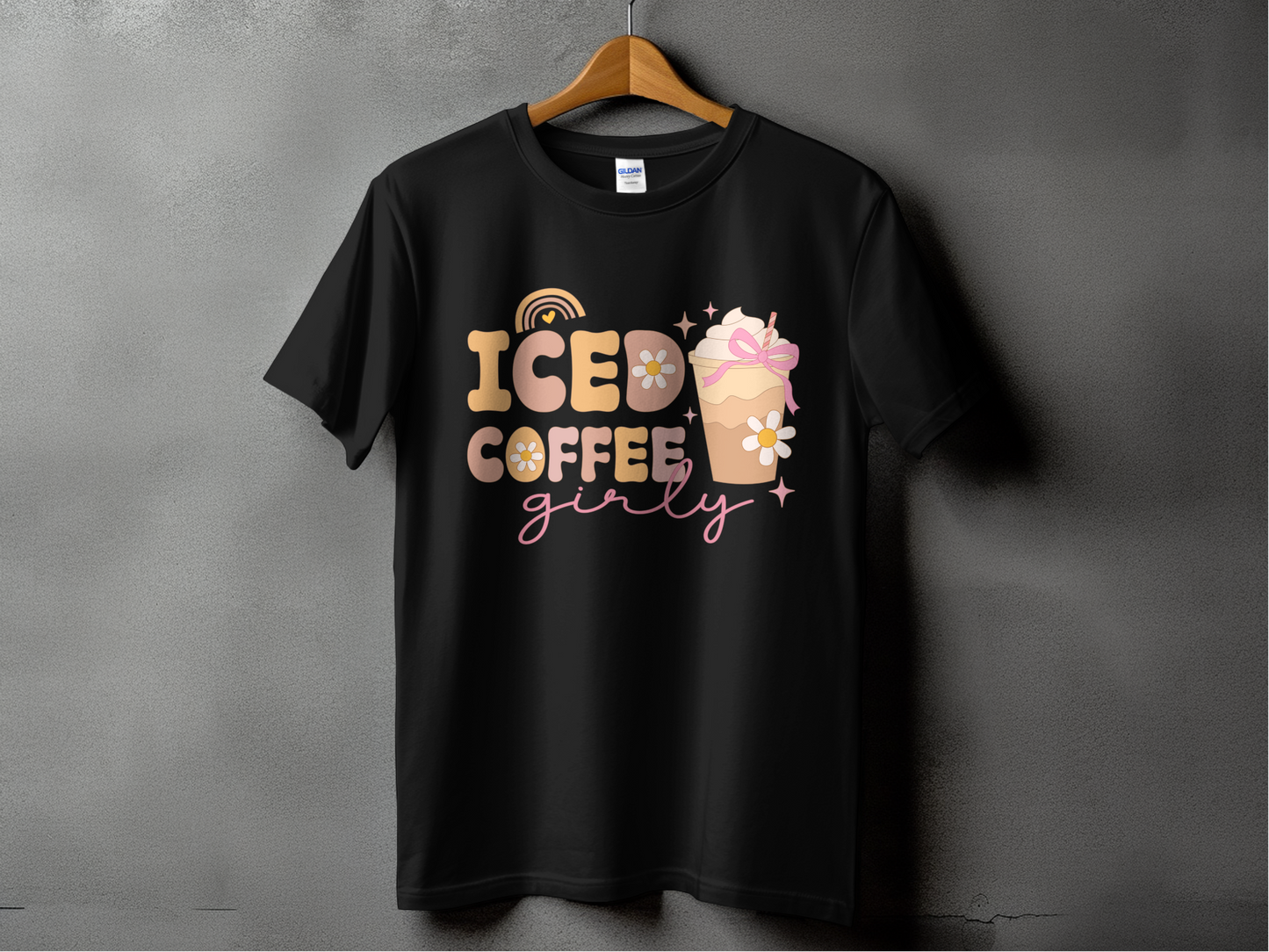 Iced Coffee Girly T-Shirts