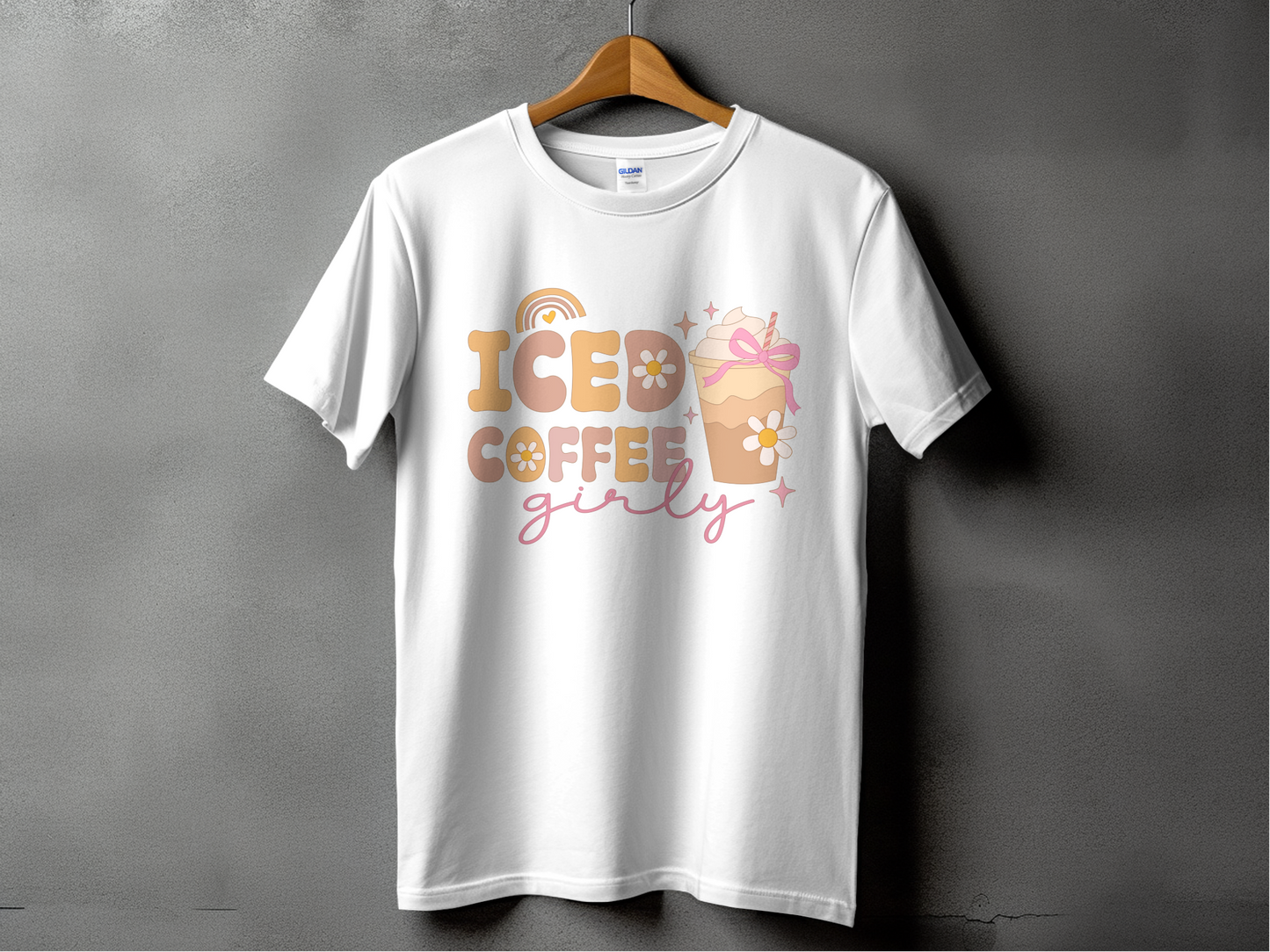 Iced Coffee Girly T-Shirts