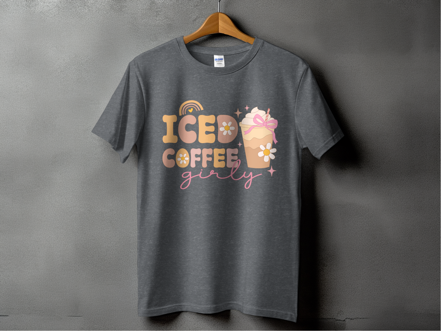 Iced Coffee Girly T-Shirts