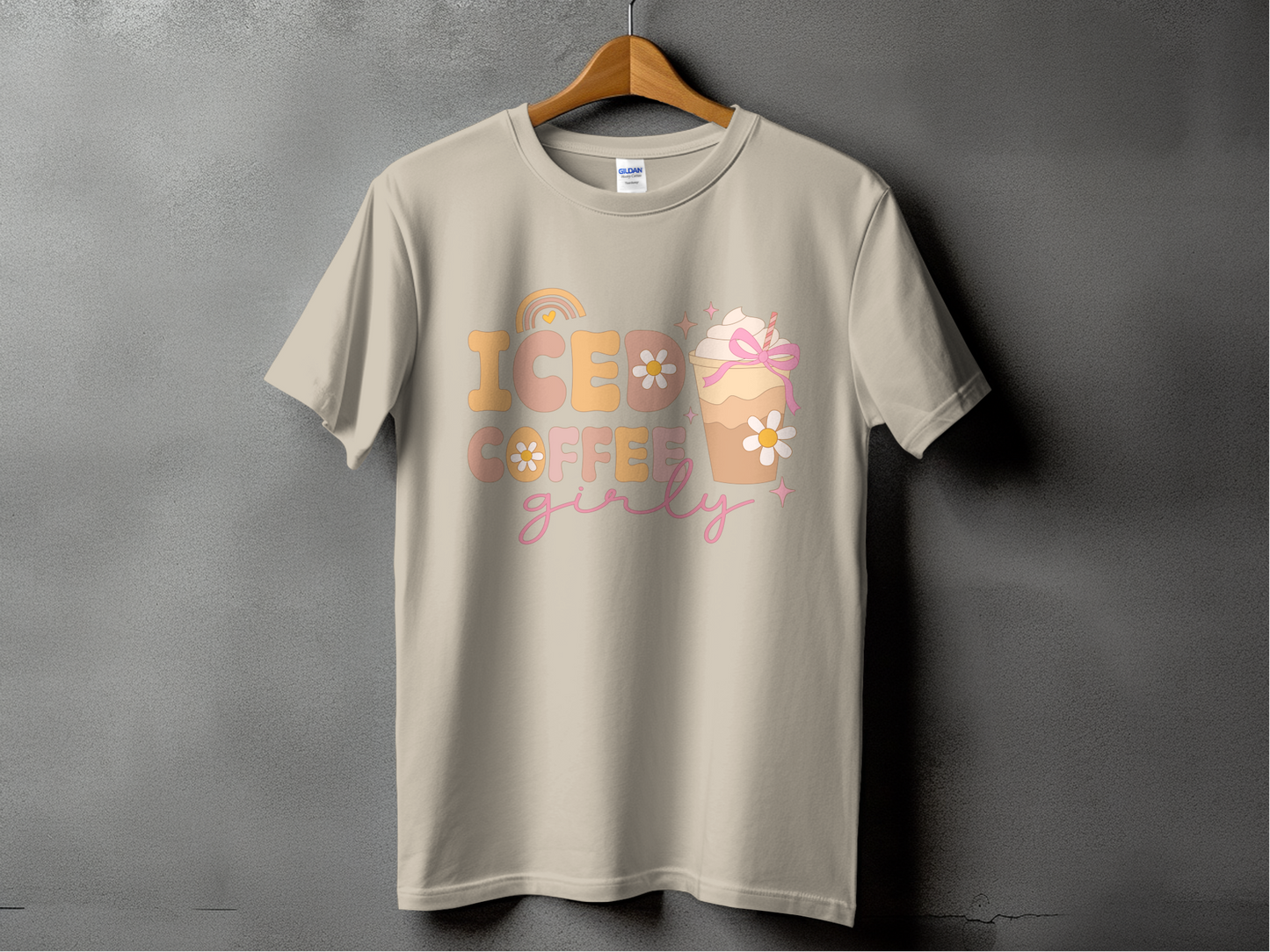 Iced Coffee Girly T-Shirts
