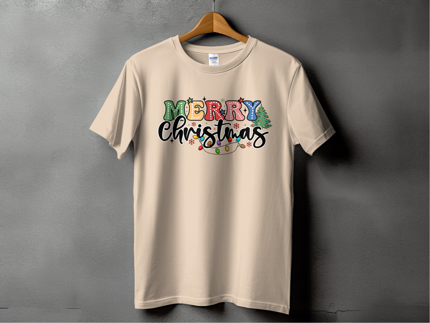 Colorful Merry Christmas T-Shirts