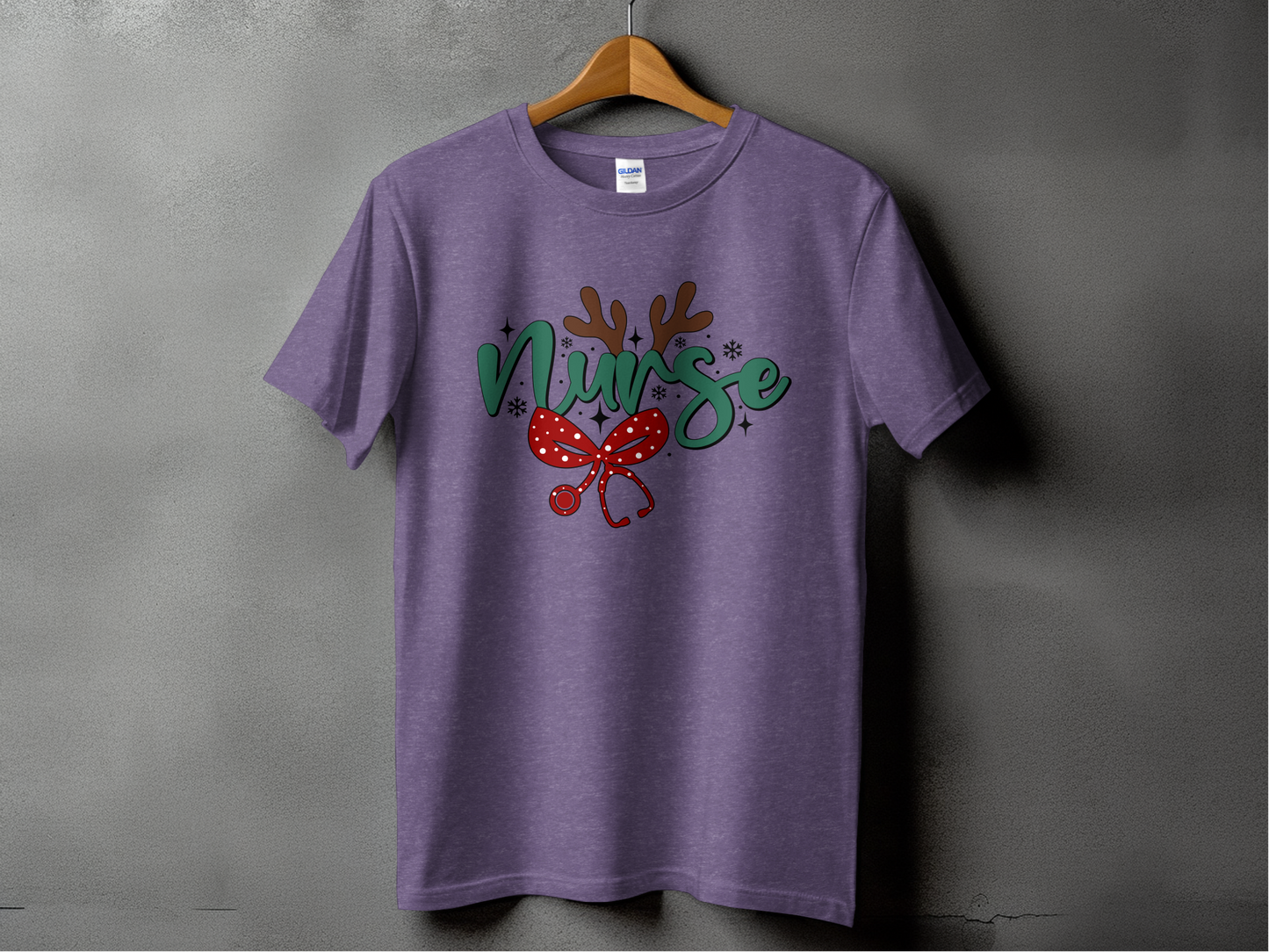 Nurse Christmas Theme T-shirt