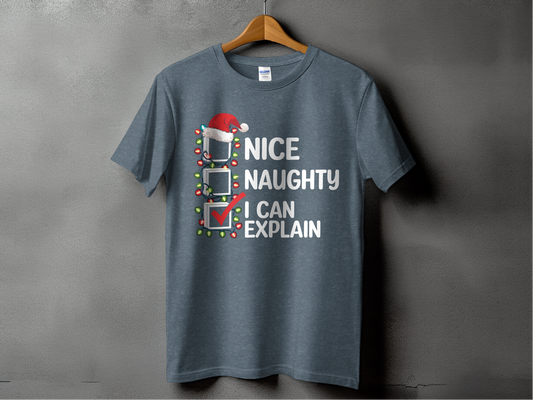 Christmas Naughty or Nice Checklist T-Shirts